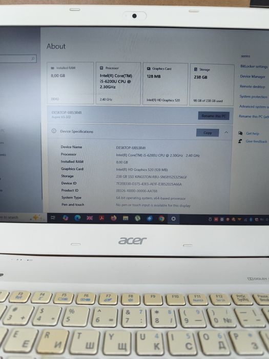 Acer Aspire V3-372