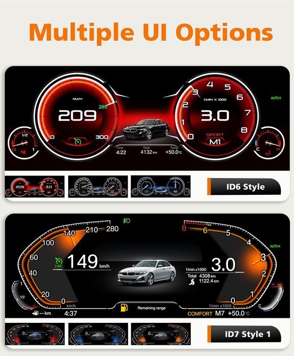 Navigatie bord digital BMW e90 e91