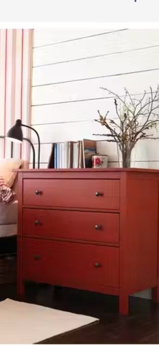 Комод красный IKEA Sweden