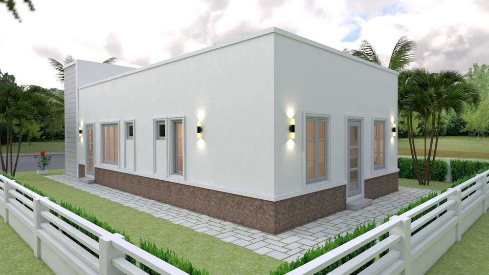 НА ИЗПЛАЩАНЕ - Луксозна сглобяема къща с 3 спални, 98 кв. м