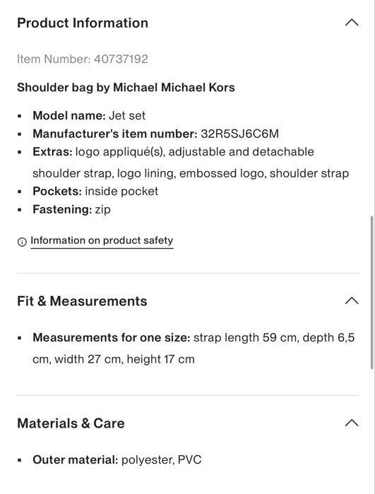 Michael Kors чанта