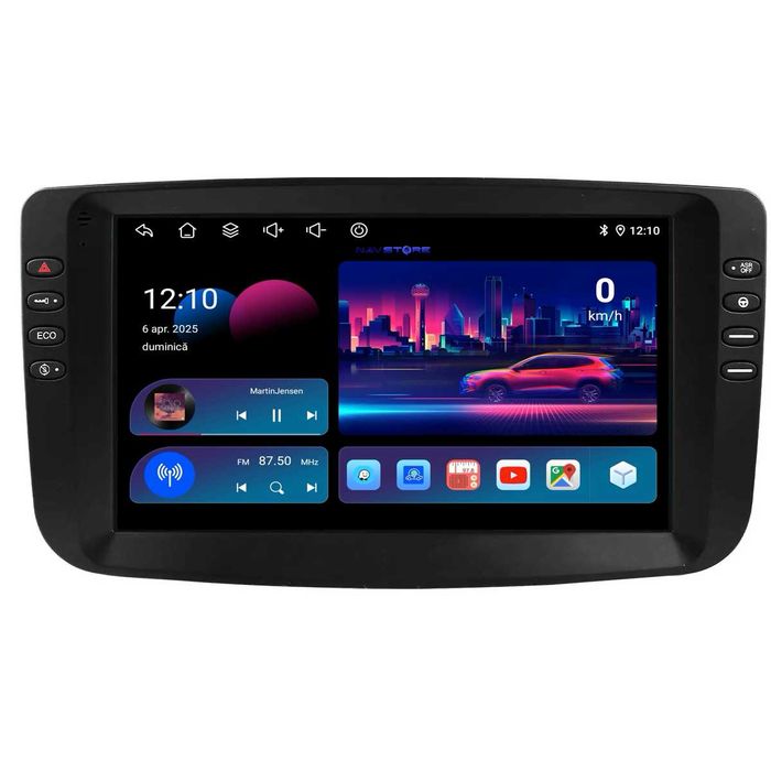 Navigatie Dedicata Fiat Linea, Punto (2012-2018), 9Inch, WiFi, Carplay