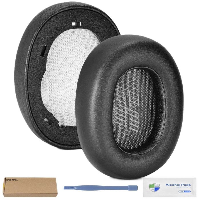 Set 2 bureti pentru casti JBL Live 770NC / 660NC / 650BTNC / E65BT / Duet NC, Over-Ear - Spuma cu memorie