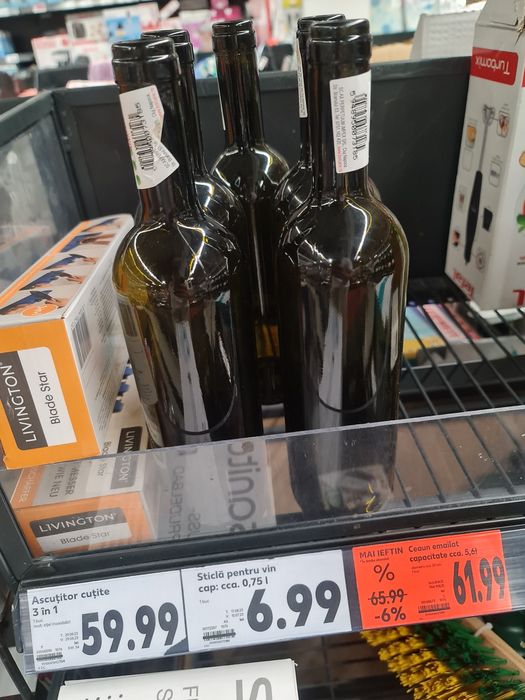 Sticle pentru îmbuteliat vin 750ml