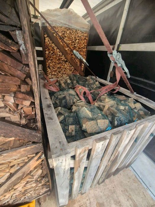 Lemn foc paletizat sau la sac
