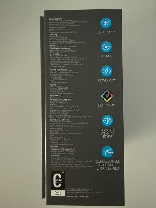 Mouse Gaming Logitech G502 Hero