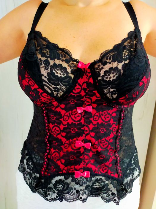 Corset Nou dantelă + accesorii, livrare gratuită