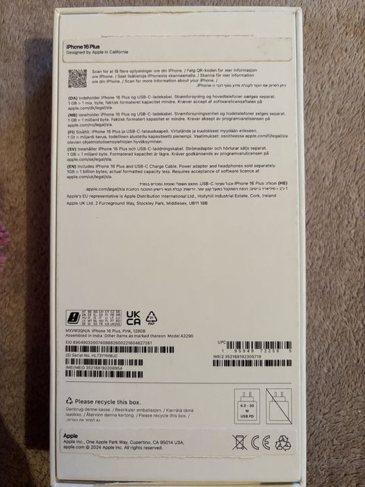 Iphone 16 plus pink