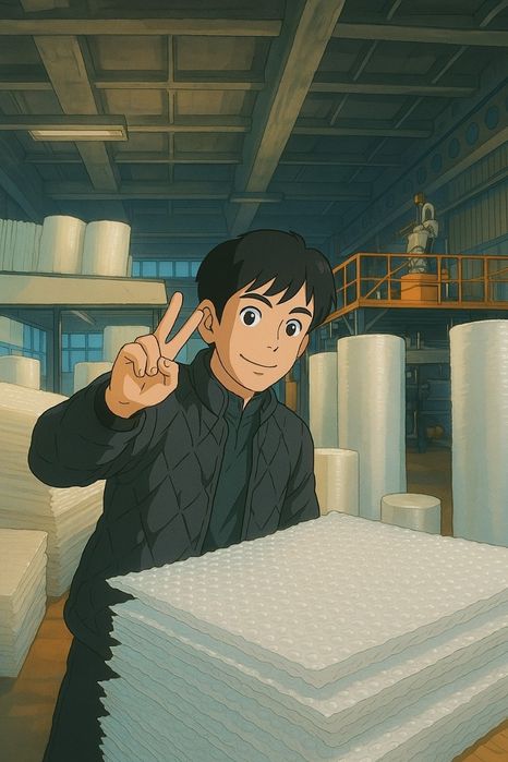 Havo pufakli plyonka . Ishlab chiqaruvchidan Пузырчатые пленка