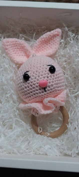 Погремушки детские крючком.