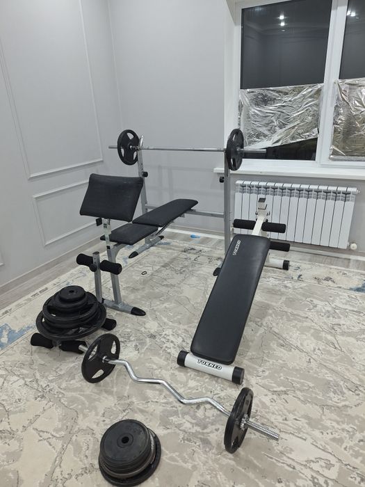 Тренажер штанга 4 в 1