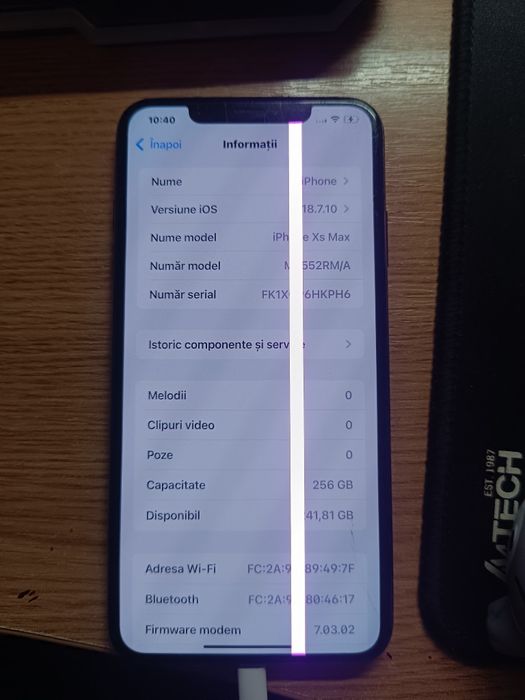 Iphone xs 256gb fara icloud