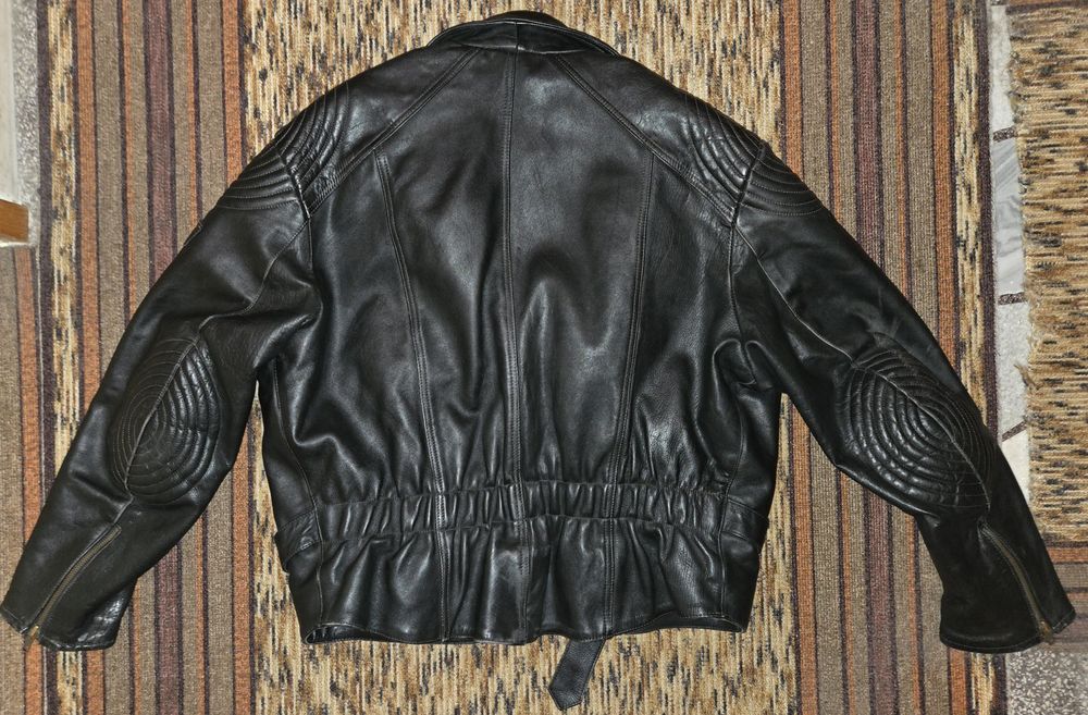 Кожено мото яке тип рокерско (рокерия) от естествена кожа