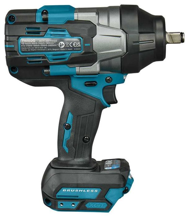 Гайковерт TW002GZ XGT 40V + Ъглошлайф GA005GZ XGT 40V Makita