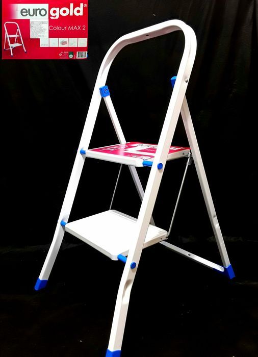 SCARA PLIANTA 2 TREPTE din Otel sarcina maximă 150 Kg - NOUĂ - 80 Lei