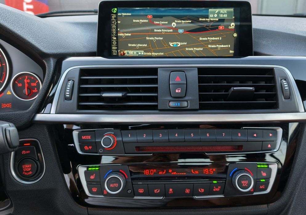 BMW Seria 3 f30 Facelift 320d 190cp B47 Led moduri Trapa încălzire climă volan M jante sport line navigație Olanda Euro6 garanție Impecabila