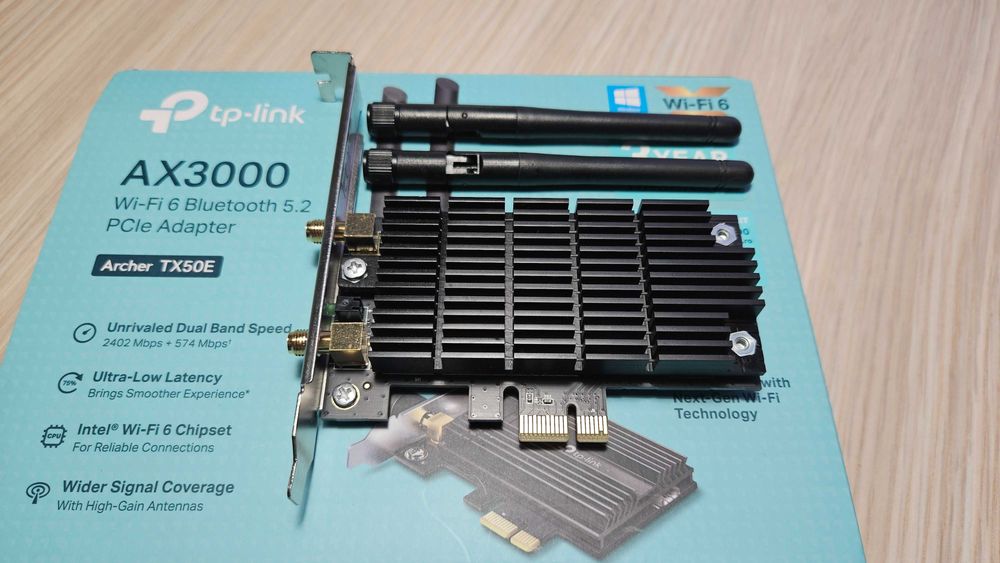 Placa de Retea Wireless TP-Link TX50E Dual-Band aproape noua