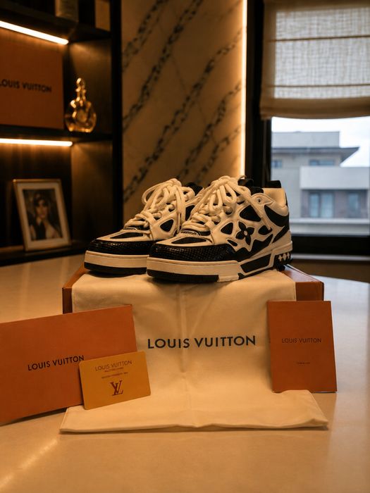 Lv Louis Vuitton Skate White&Blue Edition