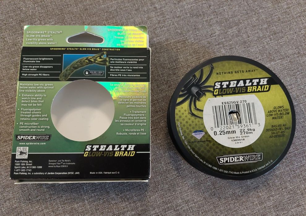 Плетено влакно Spider Wire Stealth 270 м. - 0.25 мм. / USA