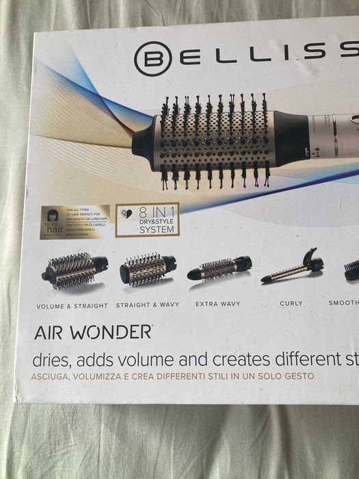 Електрическа четка с горещ въздух Imetec Bellissima R9101 6в1