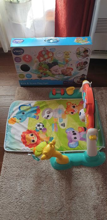 Бебешка активна гимнастика Vtech Kick & Score Play Gym - музикална