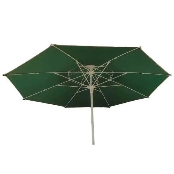 Плажен / градински чадър с двоен таван против вятър