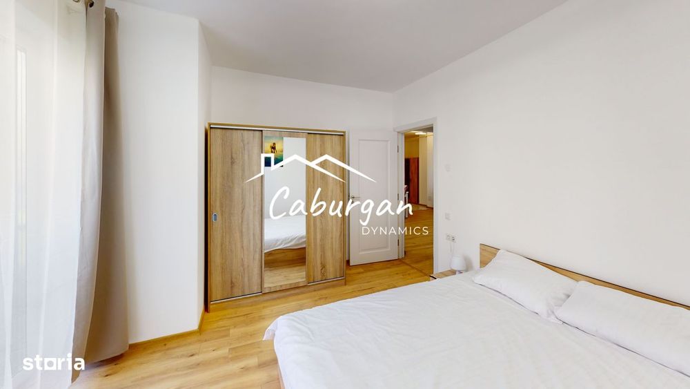Apartament cu 2 camere, 50mp utili+balcon, bucatarie inchisa,parcare.
