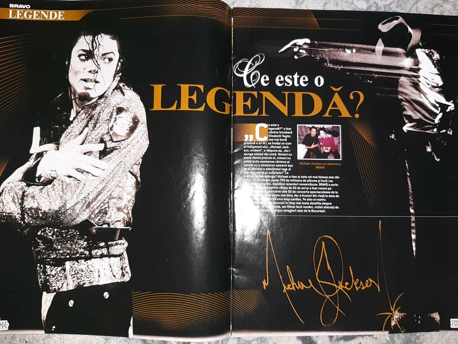 Revista Bravo Legende cu Michael Jackson