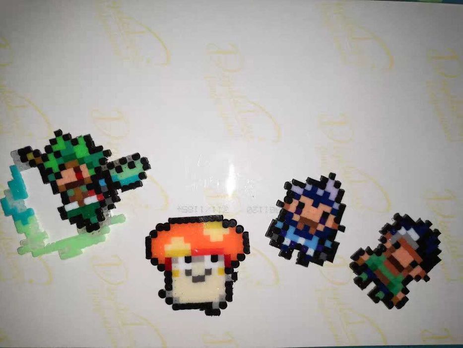 Мозаика детская с утюгом,брелки,Китай,новая,есть схемы