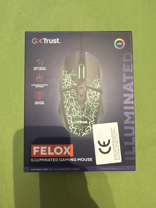 Mouse gaming felox gxtrust