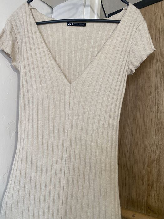 Zara дамска дълга рокля