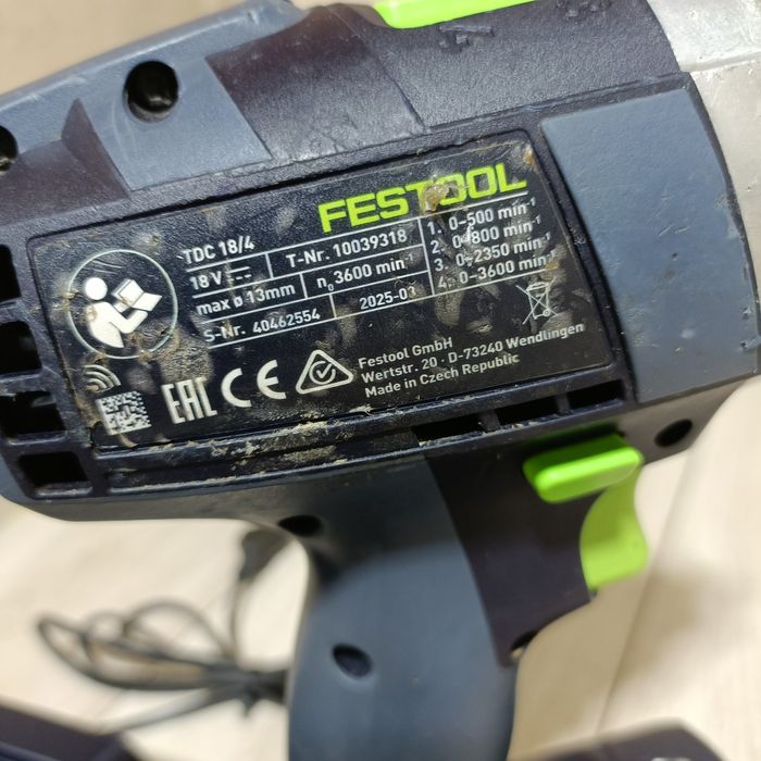 Filetanta profesionala Festool TDC18/4 fabricatie 2025