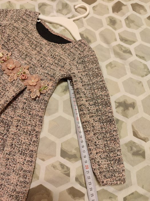 Детска рокля с дълъг ръкав 2г