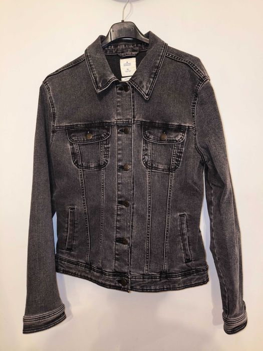 Jachetă/Geacă din denim Springfield – gri antracit, mărimea XL