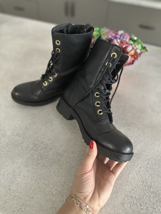 Ghete de piele tommy hilfiger