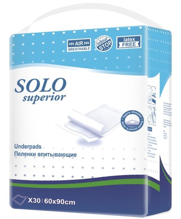 Продается впитывающие пеленки «Solo Superior