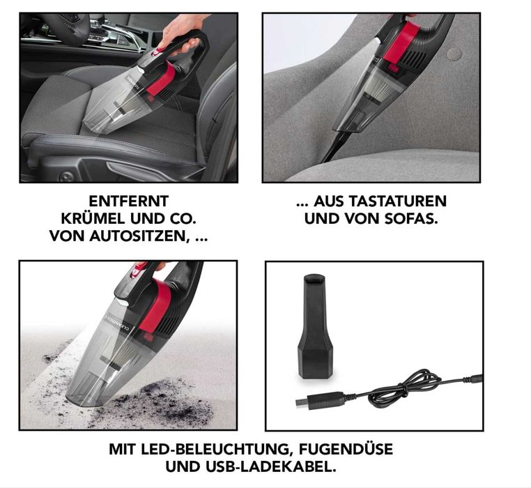 CLEANmaxx Cordless Handheld Vacuum Cleaner