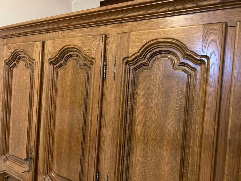 Дъбов четирикрилен гардероб Холандия