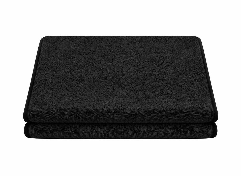 Prosop uscare auto XL, Ultra absorbant, Pro Detail, Twisted Loop, Microfibra, 90x70 cm, Mov/Albastru/Negru/Rosu
