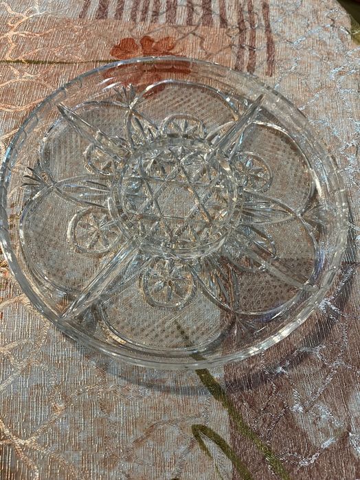 Кристални купи/поднос