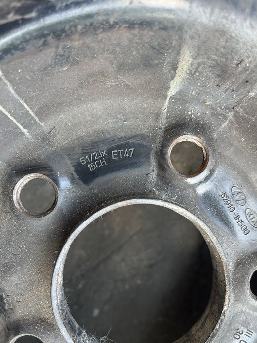 2 бр.  железни джанти 15” с гуми 5x114,3 5,5J за Hyundai KIA