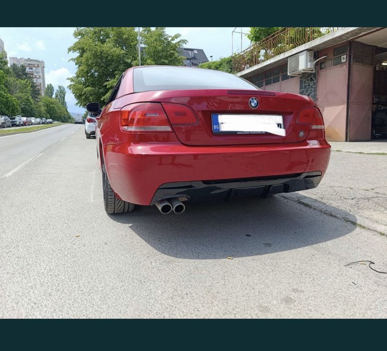 Дифузьор за BMW E92/E93, M-Tech задна броня, черен, бмв е92, тунинг