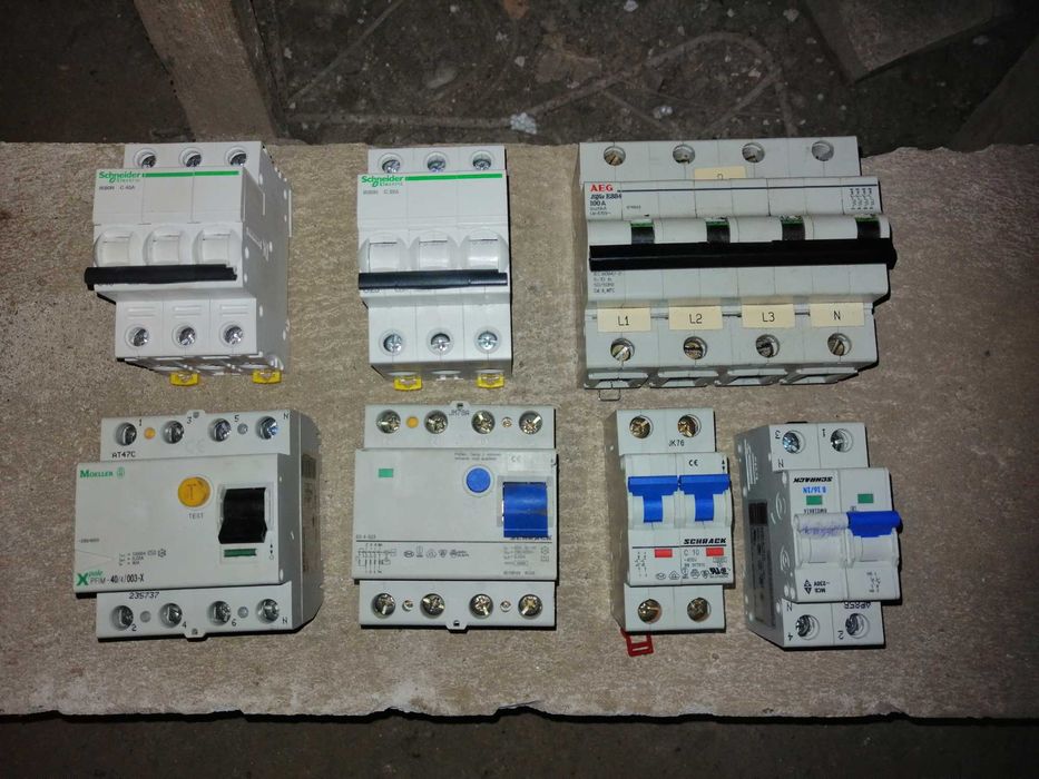 Intreruptor diferential , siguranta bipolara , tripolara, tetrapolara