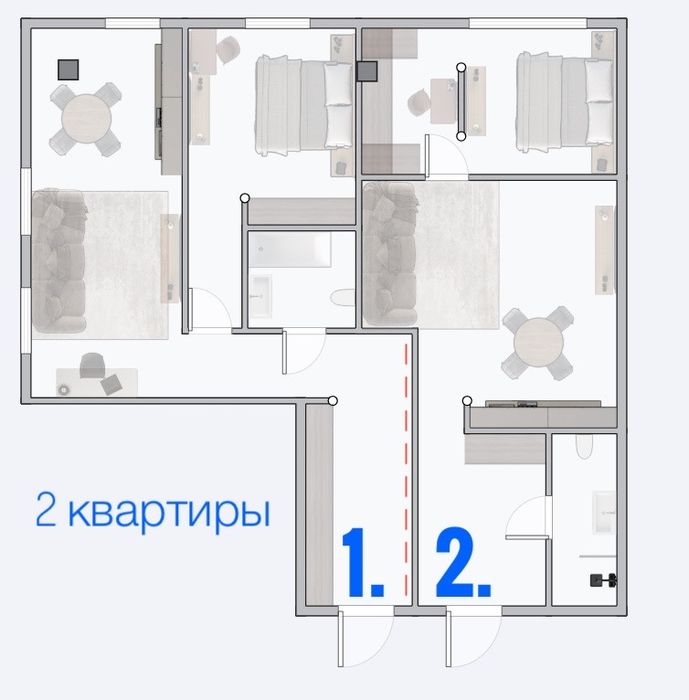 Владелец ! СРОЧНО , Ц-5 новостройка своя !