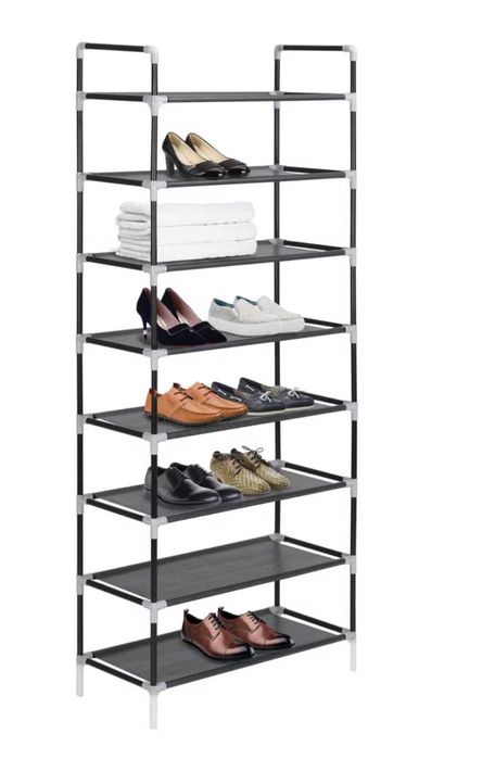 Pantofar vidaXL 8 rafturi, 60x29,5x134 cm, nou