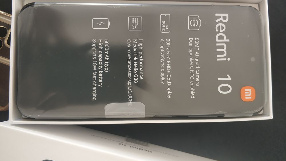 Redmi 10 Carbon gray 4 gb 128rom
