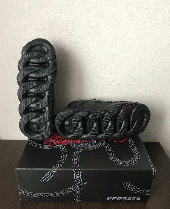 #CALITATE PREMIUM# Versace Chain Reaction Black - Verificare Colet