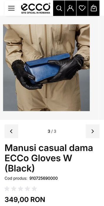 Manusi piele Ecco