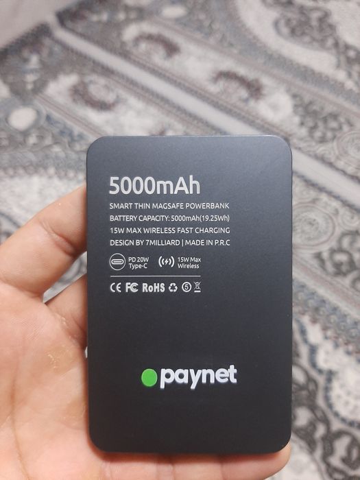 Pover bank simsiz zaryadka