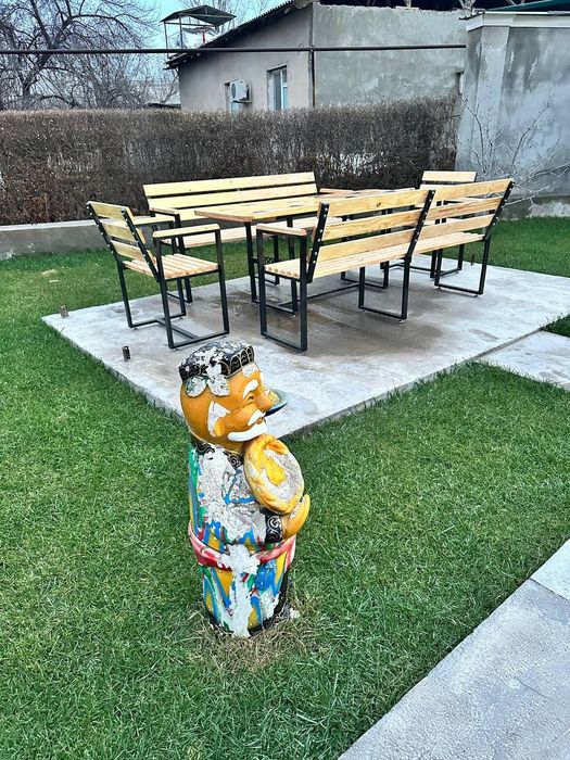 Садовая стол стул сотилади